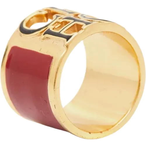 Pre-owned Jewellery, female, , Size: ONE SIZE Pre-owned Plastic rings - Carolina Herrera Pre-owned - Modalova