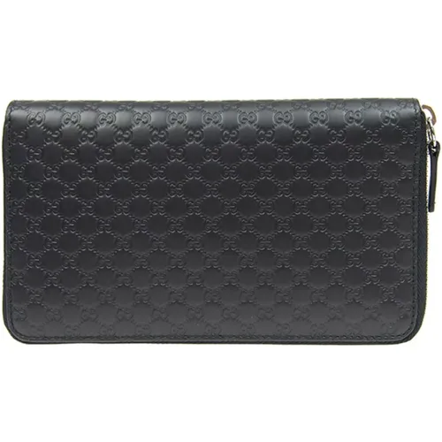 Wallets & Cardholders, unisex, , Size: ONE SIZE Men's Leather Bifold Wallet - Gucci - Modalova