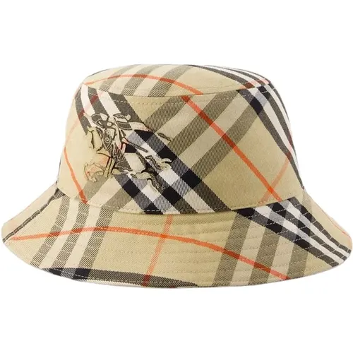 Bias Check Bucket Hat , unisex, Größe: L - Burberry - Modalova