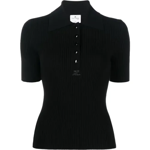 Polo Shirts , Damen, Größe: M - Courrèges - Modalova