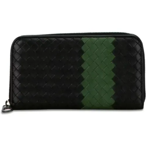 Pre-owned Leather wallets , female, Sizes: ONE SIZE - Bottega Veneta Vintage - Modalova