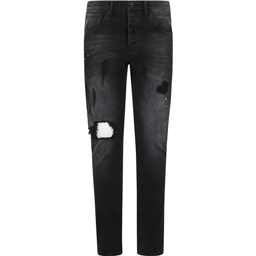 Lässige Drop Fit Denim Jeans , Herren, Größe: W34 - Purple Brand - Modalova