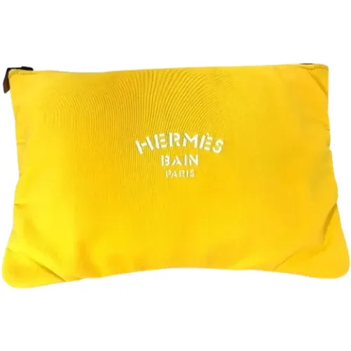 Pre-owned Clutches, female, , Size: ONE SIZE Pre-owned Fabric clutches - Hermès Vintage - Modalova