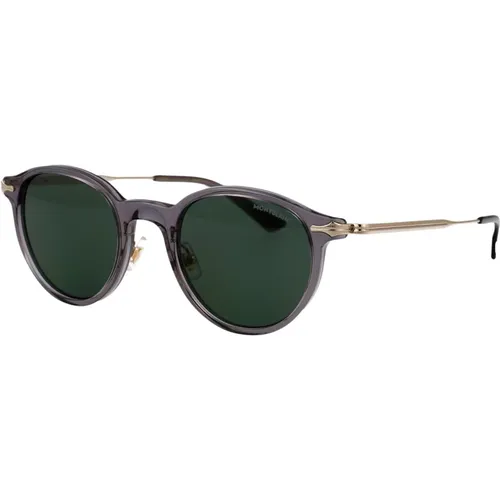 Sunglasses, male, , Size: 49 MM Stylish Sunglasses with Model Mb0362S - Montblanc - Modalova