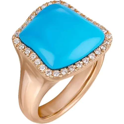 Enchanted Gold Ring , female, Sizes: 53 MM - Chantecler - Modalova