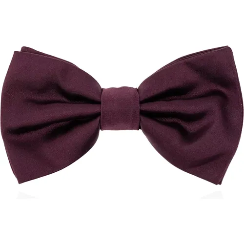 Bowties, male, , Size: ONE SIZE Silk bow tie - Dolce & Gabbana - Modalova