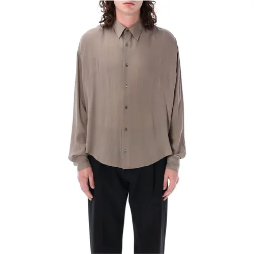 Relaxed Fit Shirt , male, Sizes: L - Ami Paris - Modalova