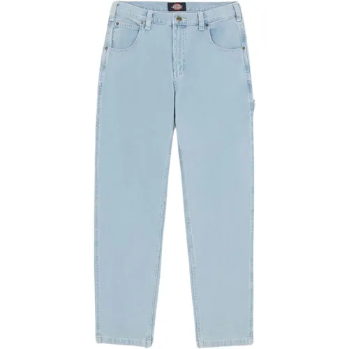 Herren Jeans aus leicht gewaschener Baumwoll-Jersey , Herren, Größe: W28 - Dickies - Modalova
