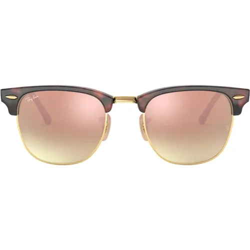 Clubmaster 3016 Sunglasses in Havana Red , unisex, Sizes: 51 MM - Ray-Ban - Modalova
