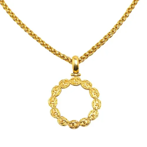 Pre-owned Jewellery, female, , Size: ONE SIZE Pre-owned Metal necklaces - Chanel Vintage - Modalova