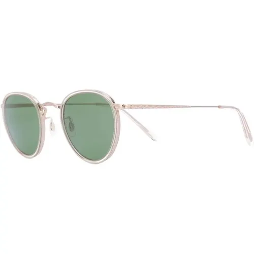 Gold Sunglasses with Original Accessories , male, Sizes: 48 MM - Oliver Peoples - Modalova