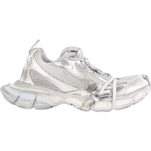 Metallic Effect Sneakers with Exaggerated Sole , female, Sizes: 6 UK, 4 UK, 5 UK, 3 UK, 7 UK - Balenciaga - Modalova