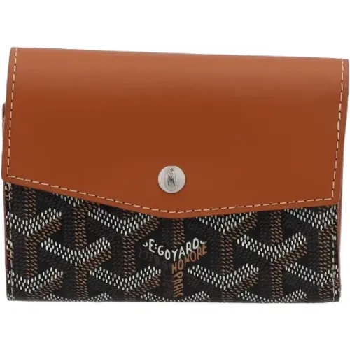 Pre-owned Wallets, female, , Size: ONE SIZE Pre-owned Leather wallets - Goyard Vintage - Modalova