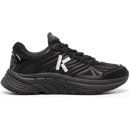 Schwarze Tech Runner Sneakers Kenzo - Kenzo - Modalova