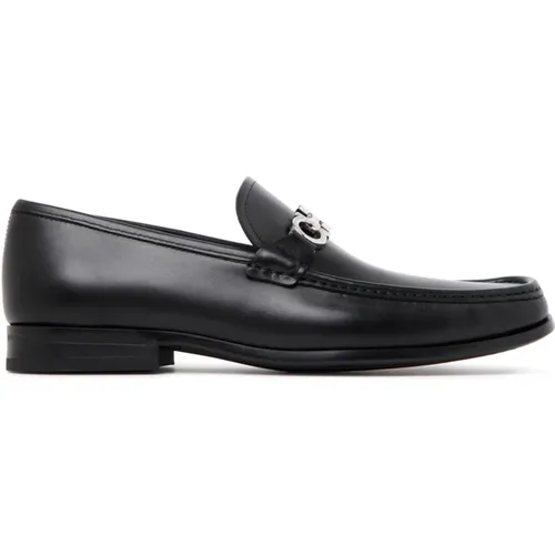 Leather Chris Loafers , male, Sizes: 8 UK, 6 UK, 7 UK - Salvatore Ferragamo - Modalova