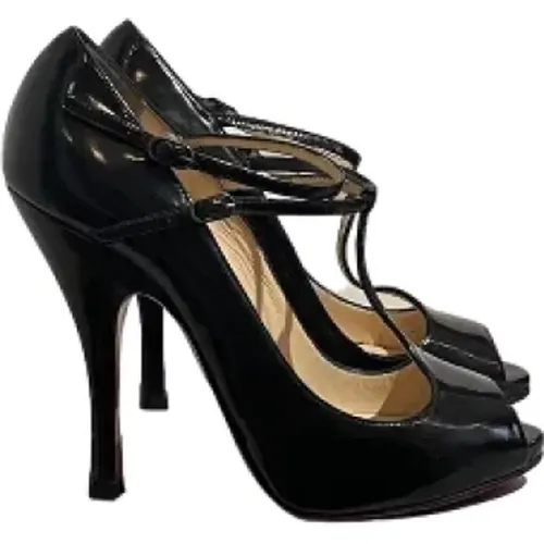 Pre-owned Leather heels , female, Sizes: 4 UK - Christian Louboutin Pre-owned - Modalova