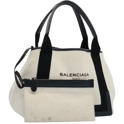 Pre-owned Tote Bags, female, , Size: ONE SIZE Pre-owned Canvas balenciaga-bags - Balenciaga Vintage - Modalova