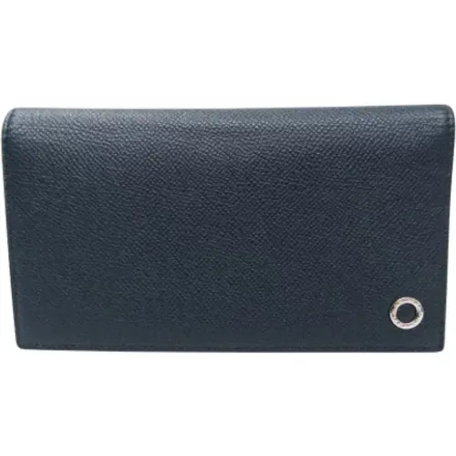 Pre-owned Wallets, female, , Size: ONE SIZE Pre-owned Leather wallets - Bvlgari Vintage - Modalova