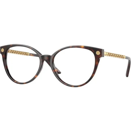 Stilvolle Brille , unisex, Größe: 54 MM - Versace - Modalova