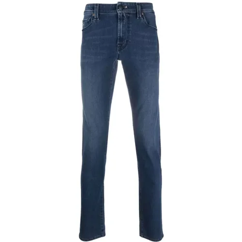 Stretch Straight Jeans , male, Sizes: W32, W31, W34, W33, W35 - Tramarossa - Modalova