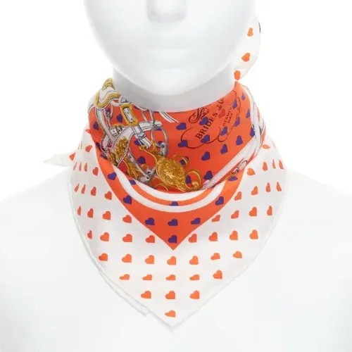 Pre-owned Silk scarves , female, Sizes: ONE SIZE - Hermès Vintage - Modalova