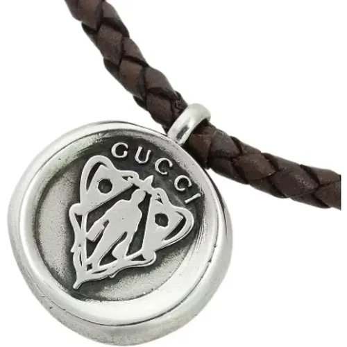 Pre-owned Jewellery, female, , Size: ONE SIZE Pre-owned Metal necklaces - Gucci Vintage - Modalova