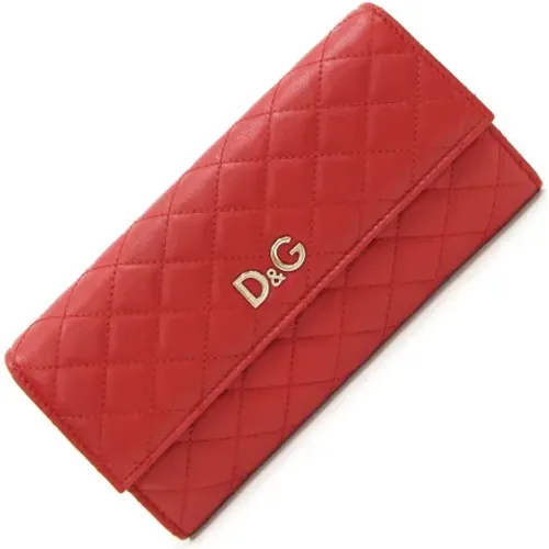 Pre-owned Wallets, female, , Size: ONE SIZE Pre-owned Leather wallets - Dolce & Gabbana Pre-owned - Modalova