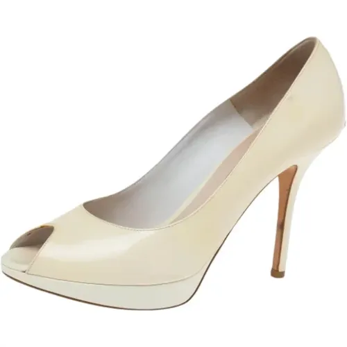 Pre-owned Leather heels , female, Sizes: 7 1/2 UK - Dior Vintage - Modalova