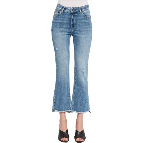 Stylische Cropped Jeans für Frauen , Damen, Größe: W27 - Gaudi - Modalova