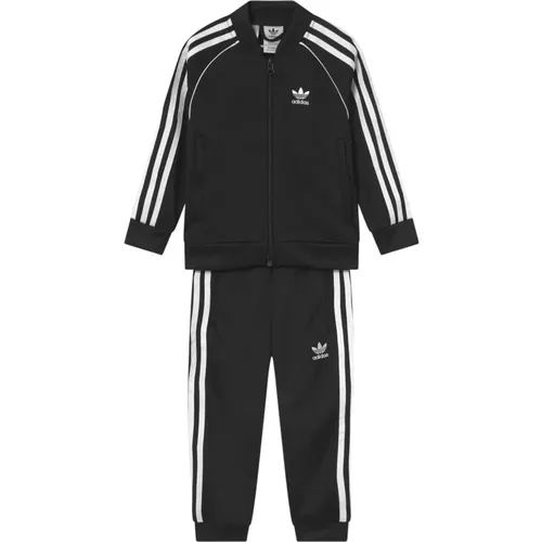 Schwarzer sportlicher Trainingsanzug für Jungen und Mädchen - adidas Originals - Modalova