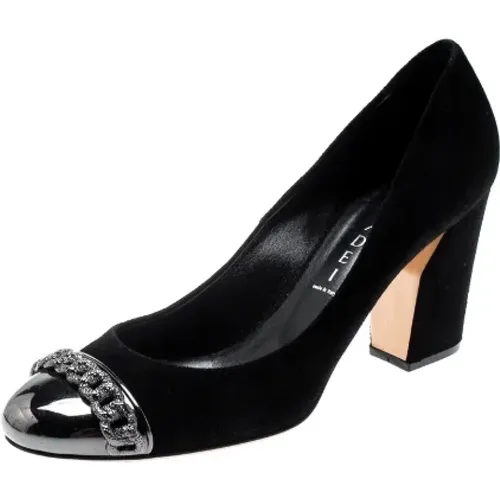 Pre-owned Suede heels , female, Sizes: 5 UK - Casadei Pre-owned - Modalova