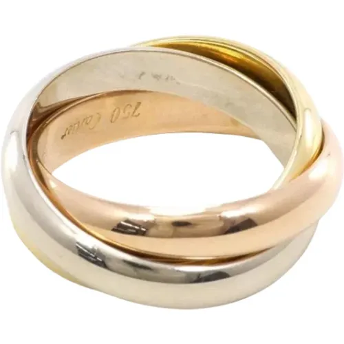 Pre-owned Jewellery, female, , Size: ONE SIZE Pre-owned Rose Gold rings - Cartier Vintage - Modalova