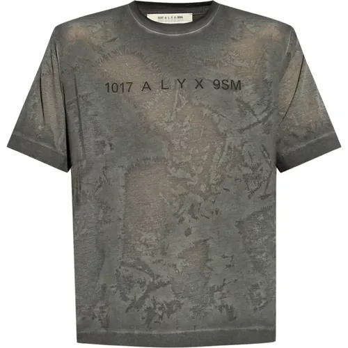 Lässiges Baumwoll T-Shirt , Herren, Größe: XL - 1017 Alyx 9SM - Modalova