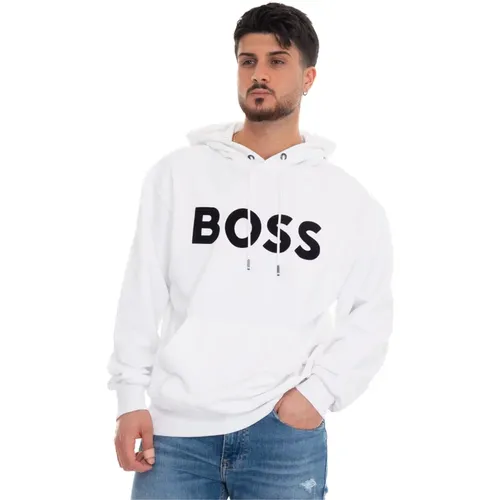 Sullivan08 Oversized Kapuzenpullover , Herren, Größe: L - Boss - Modalova