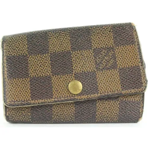 Canvas Wallets, Pre-owned, Made in France , female, Sizes: ONE SIZE - Louis Vuitton Vintage - Modalova