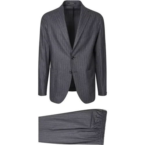 Grey Suit Elevate Style Modern Man , male, Sizes: 2XL, XL - Tagliatore - Modalova