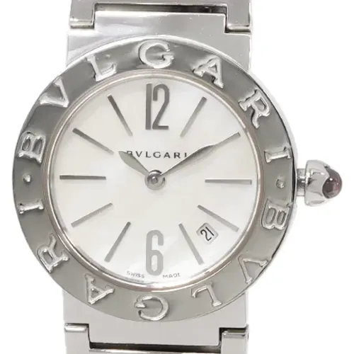 Pre-owned Stainless Steel watches , female, Sizes: ONE SIZE - Bvlgari Vintage - Modalova