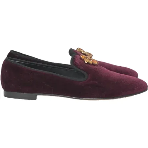 Pre-owned Velvet flats , female, Sizes: 5 1/2 UK - Giuseppe Zanotti Pre-owned - Modalova