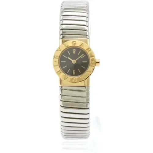 Pre-owned Stainless Steel watches , female, Sizes: ONE SIZE - Bvlgari Vintage - Modalova