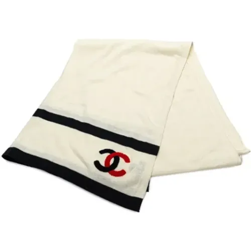 Pre-owned Scarves, female, , Size: ONE SIZE Pre-owned Cashmere scarves - Chanel Vintage - Modalova