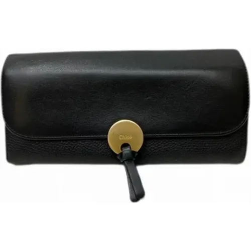 Pre-owned Wallets, female, , Size: ONE SIZE Pre-owned Leather wallets - Chloé Pre-owned - Modalova