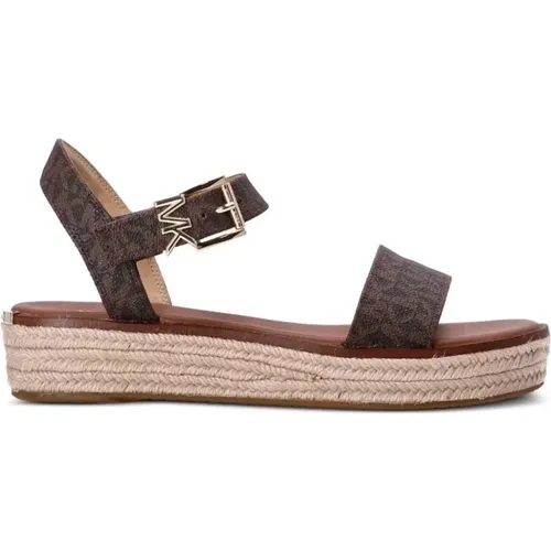 Braune Espadrilles für Frauen , Damen, Größe: 37 EU - Michael Kors - Modalova