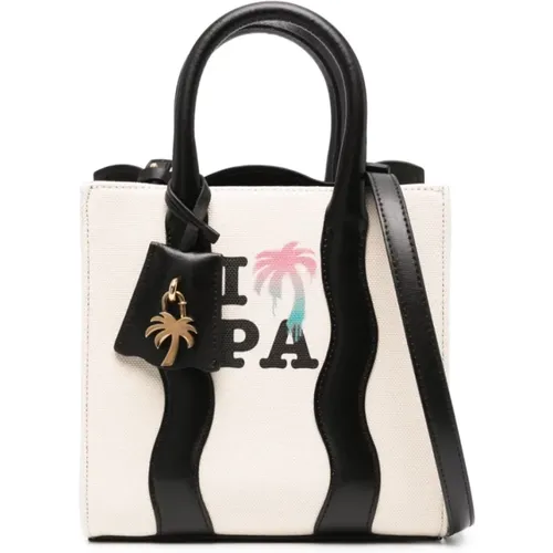 Handbags, female, , Size: ONE SIZE I Love PA Tote Bag - Palm Angels - Modalova