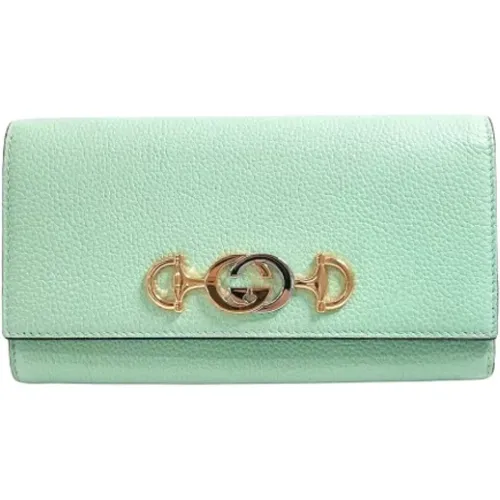 Pre-owned Wallets, female, , Size: ONE SIZE Pre-owned Leather wallets - Gucci Vintage - Modalova