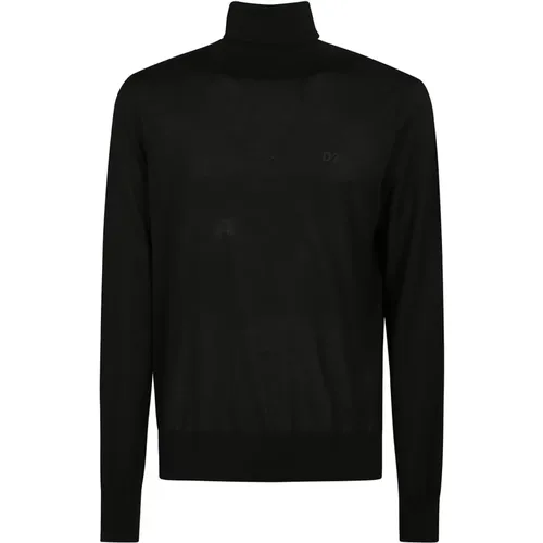 Turtlenecks, male, , Size: M Stylish Pullover Sweater for Men - Dsquared2 - Modalova