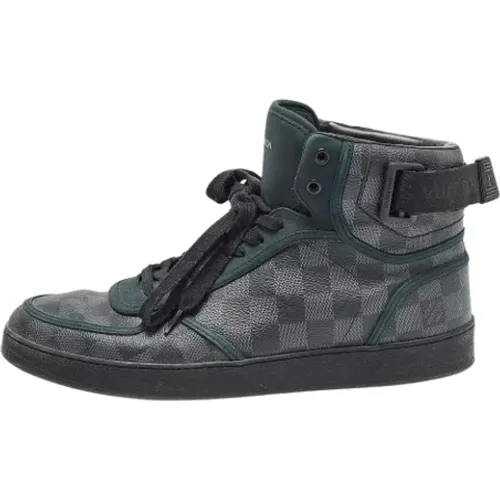 Pre-owned Sneakers, male, , Size: 10 US Pre-owned Canvas sneakers - Louis Vuitton Vintage - Modalova