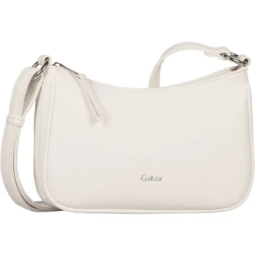 Weiße Einkaufstasche mit Reißverschluss - Gabor - Modalova