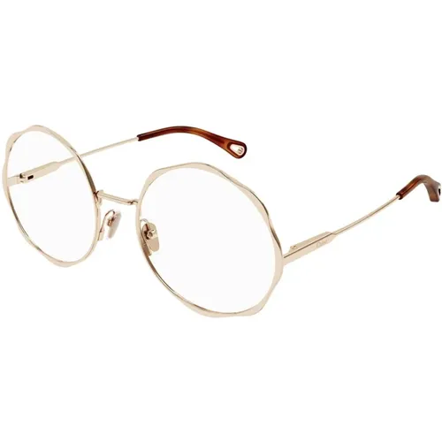 Glasses, unisex, , Size: 51 MM Metallic Optical Glasses for Women - Chloé - Modalova