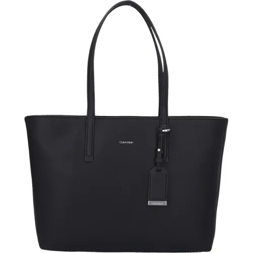 Eco Leather Shopping Bag , female, Sizes: ONE SIZE - Calvin Klein - Modalova