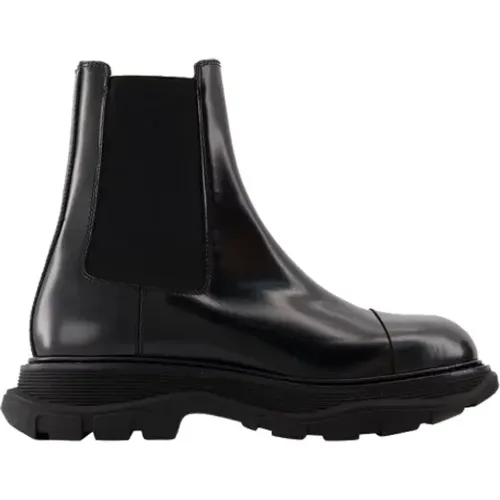 Leder boots Alexander McQueen - alexander mcqueen - Modalova